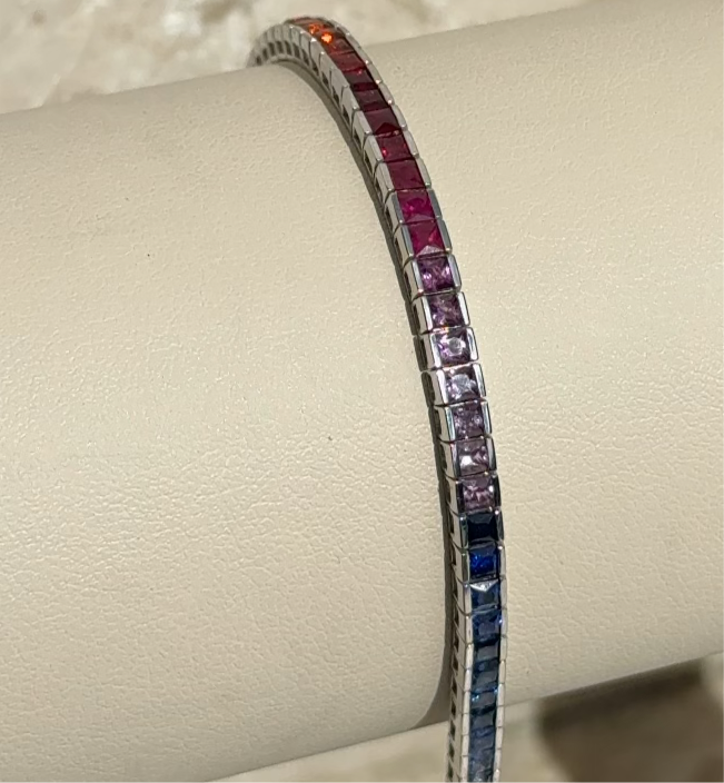 Tennis Sapphire bracelet